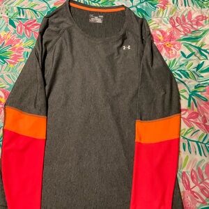 Under Armour Women’s Pink and Orange Neon Long Sleeve Tee